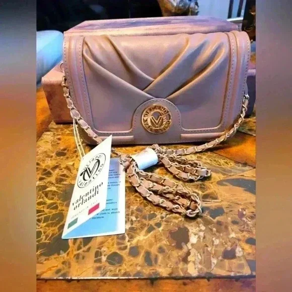 Valentino Orlandi crossbody bag in taupe NWT - Picture 1 of 10